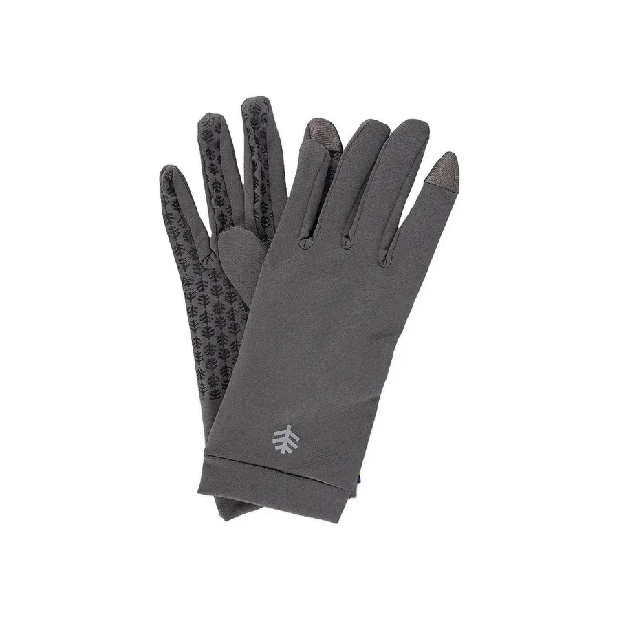 Coolibar Charcoal Camo Gloves (S)