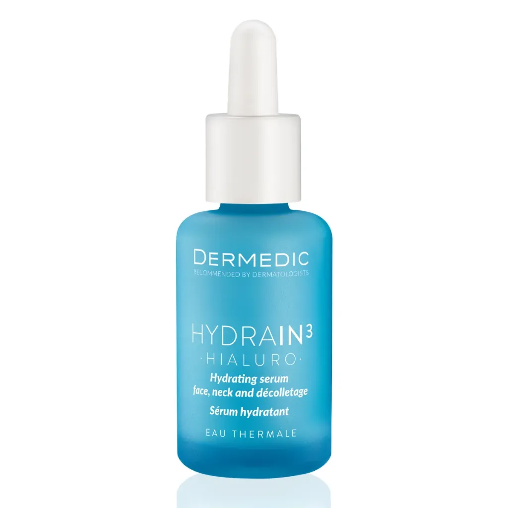 Dermedic hydrain3 hialuro hydrating serum for face, neck 30 ml
