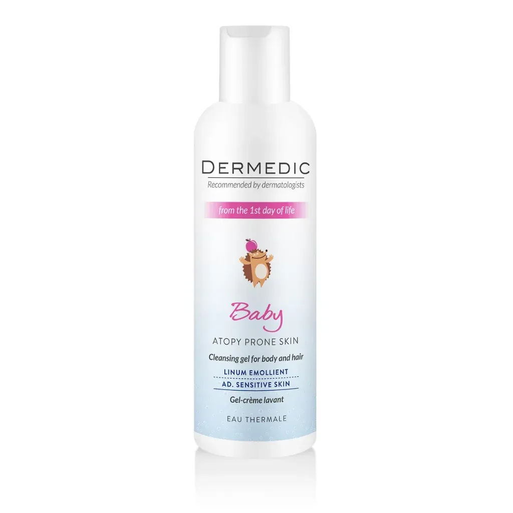 Dermedic linum emollient baby creamy cleansing gel 200 ml