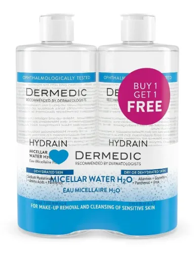 Dermedic HYDRAIN 3 Micellar Water H20 / 500 ml " DOUBLE 1+1 "