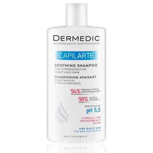 Dermedic capilarte soothing shampoo for hypersensitive scalp & hair 300 ml